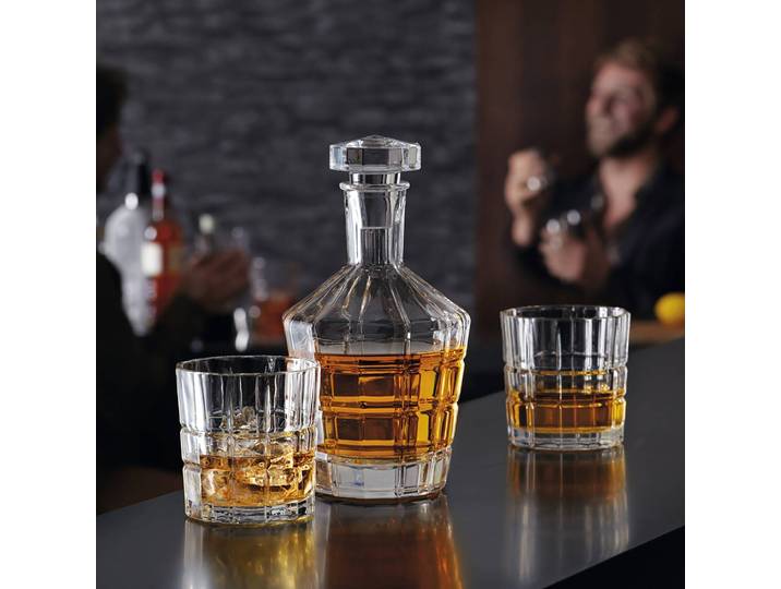 Service à whisky 3 éléments 28 x 13 x 31cm Transparent