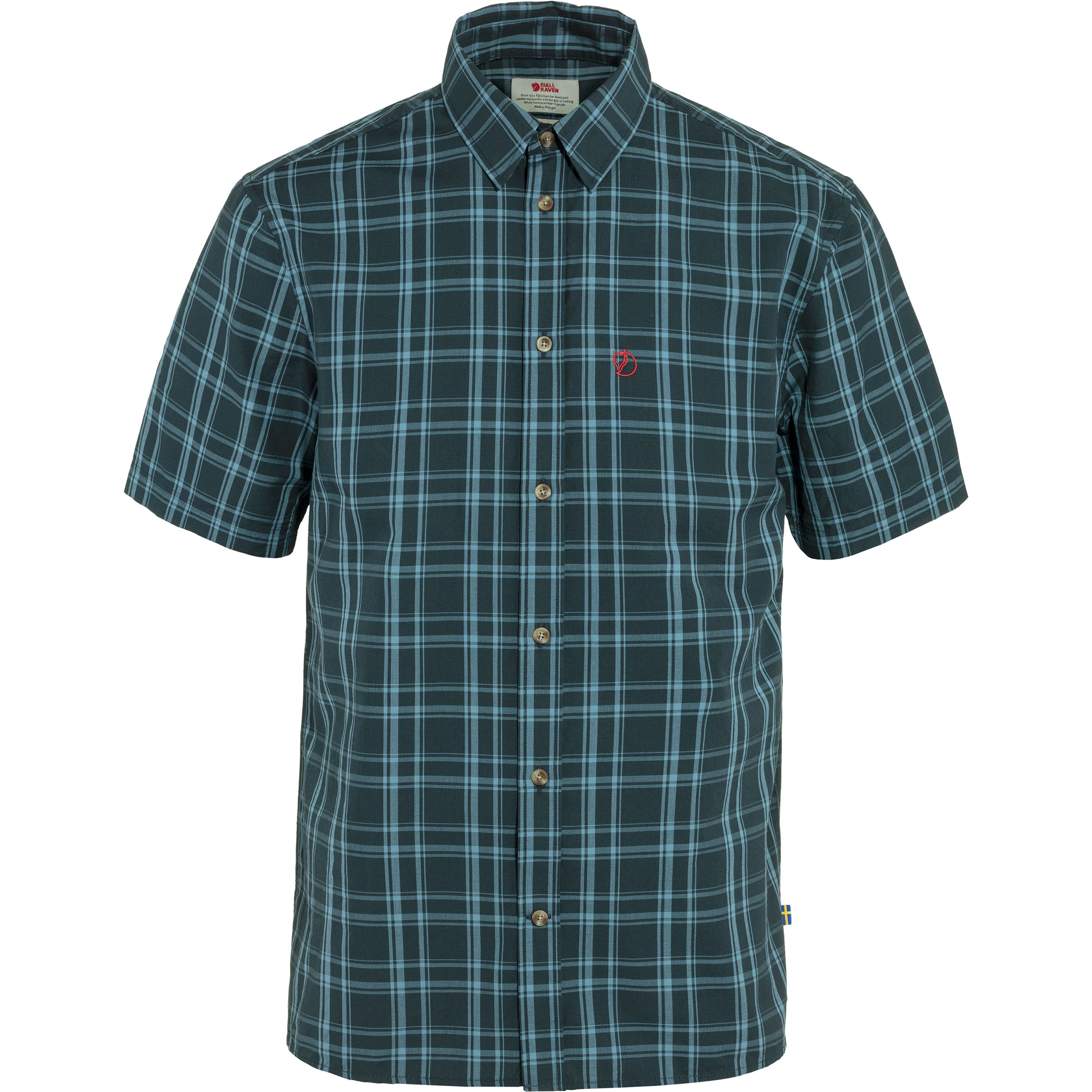 Fjällräven Övik Lite Herren Hemden blau Größe S Trekking Hautfreundlich Lyocell (Tencel)