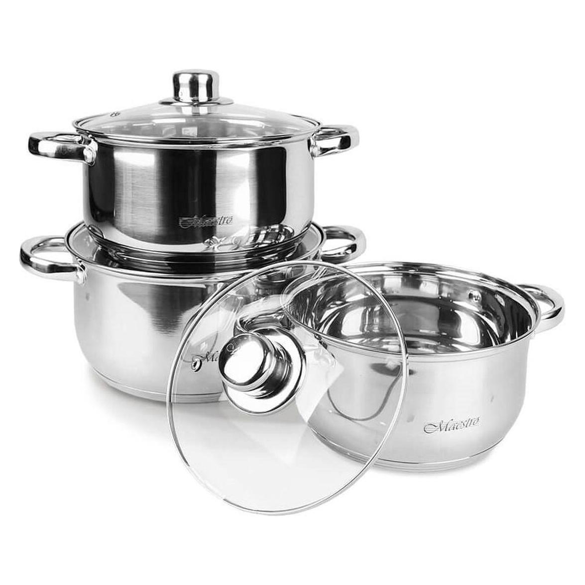 Maestro MR-2020-6M 6-teiliges Kochgeschirr-Set (MR-2020-6M)