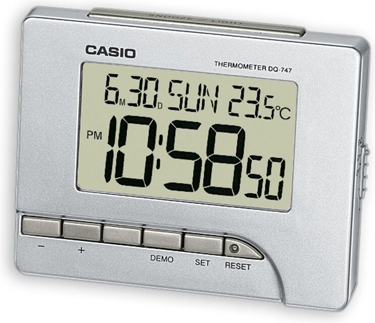 Sveglia Casio DQ 747 8EF Con sensore temperatura Silver