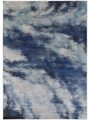Grand Bazaar Adelmo Machine Made Abstract Modern Area Rug