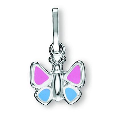 Kettenanhänger ONE ELEMENT "Schmetterling Anhänger aus 925 Silber", silber, Schmuckanhänger, Mädchen, Silber 925 (Sterlingsilber), Kettenanhänger, Dezente Symbolik – stilvoller Begleiter für jeden Anlass