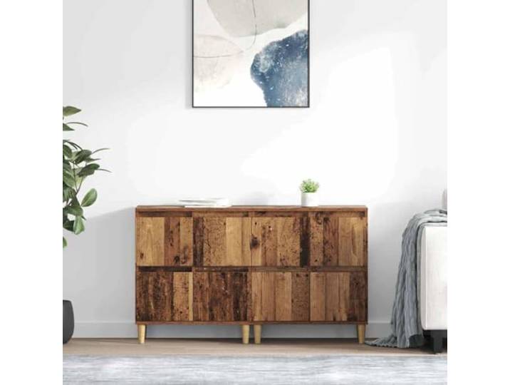 HEFZGDB Klassische Sideboards mit zeitlosem Design zur Aufbewahrung und Präsentation, Sideboards aus Holzwerkstoff mit glatter Oberfläche und viel Stauraum, mit viel Stauraum und Fächern,