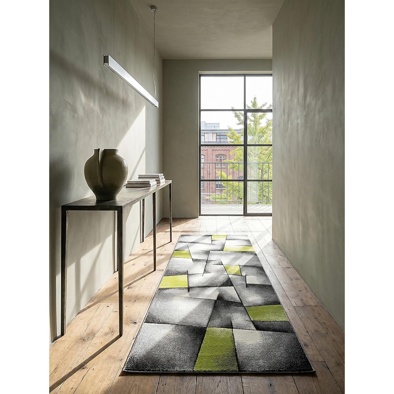 Läufer Polypropylen Grün 80x150 cm - BIENO Kadima Design