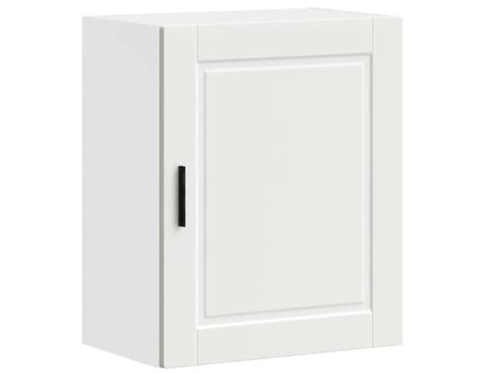 HKTMGDNG Küchen-Hängeschrank Porto Weiß Holzwerkstoff 50x31x60 cm Wandschrank aus Holzwerkstoff in Weiß für Küche und Essbereich. Bietet geschützten Stauraum für Töpfe und Geschirr.