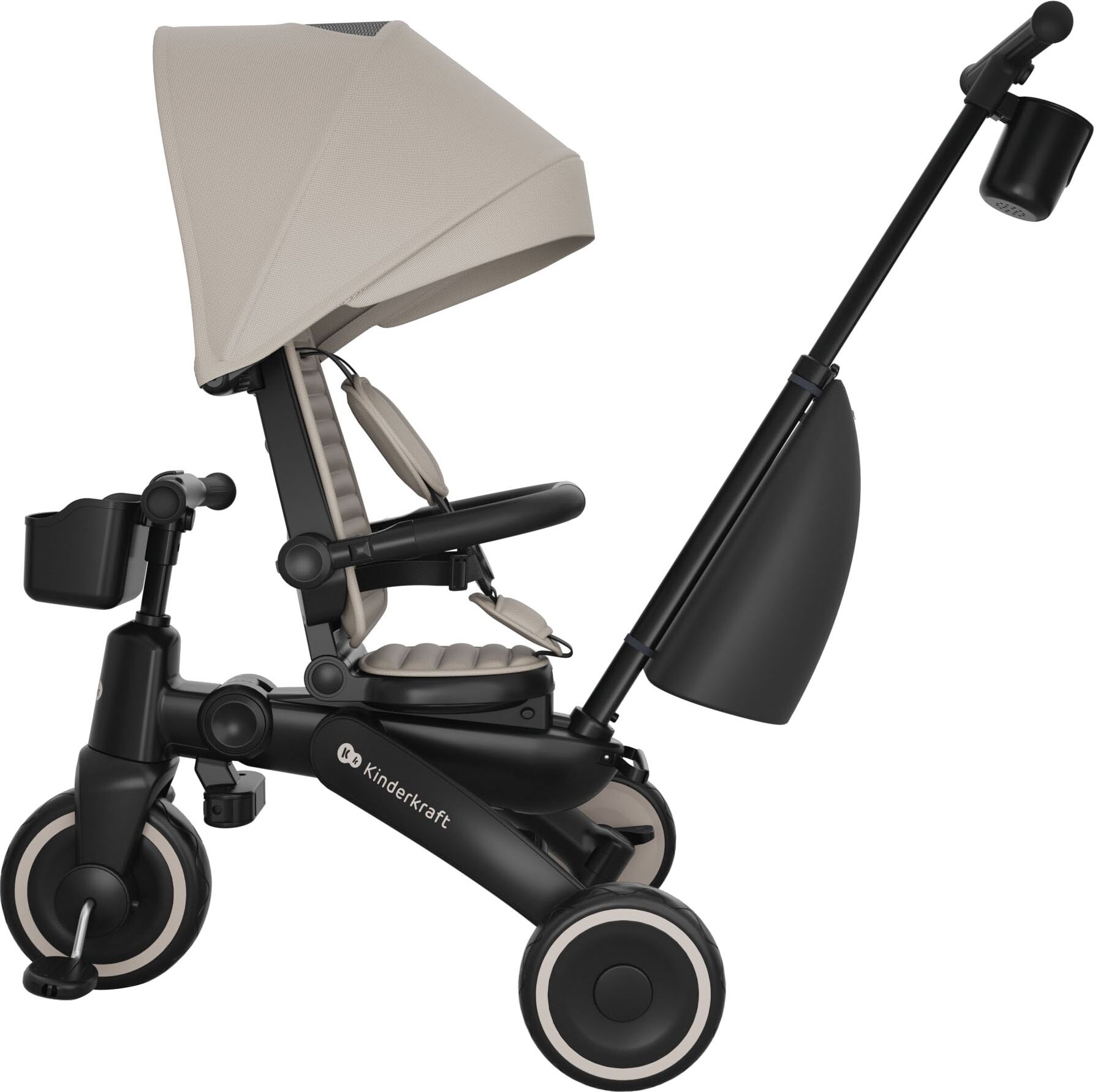 Dreirad KINDERKRAFT "Jazz 3", beige, Dreiräder, Kinder, Dreirad