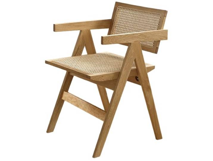 LIMHOME 2er Set FSC® Esszimmerstuhl SW020 (Packung, 2 St), Eichenholzrahmen mit Sitzfläche aus Wiener Geflecht, Montage erforderlich Farbe Oak (Eiche Natur)