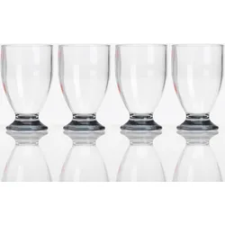 Flamefield Saftgläser 4er Set 170 ml Smokey Grey