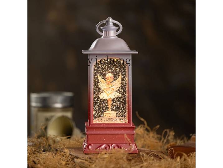 Boîte à musique rotative J3 Angel Princess, boîte à musique de Noël, cadeau, boule de cristal