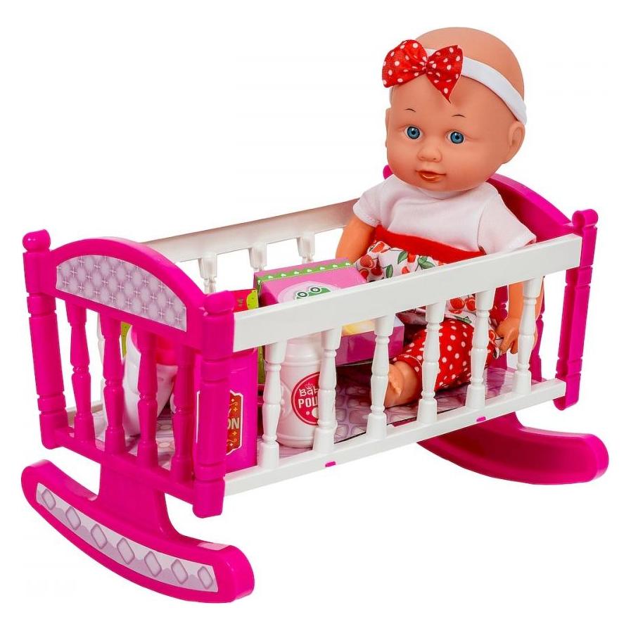 Smily Julka-Puppe mit Bett (39236217)