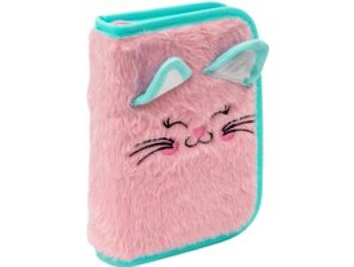 ASTRA Trousse scolaire Fluffy mix (turquoise/rose)