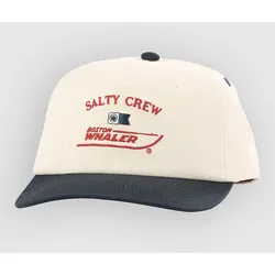 Salty Crew Whaler Snapback Cap off white Gr. Uni