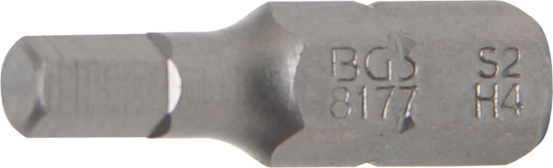 BGS Bit 8177, Antrieb Außensechskant 6,3 mm (1/4"), Innensechskant 4 mm ; BGS technic)