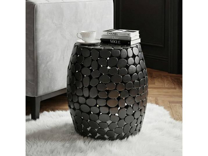 Table d'appoint Hechim Ø 31cm Noir