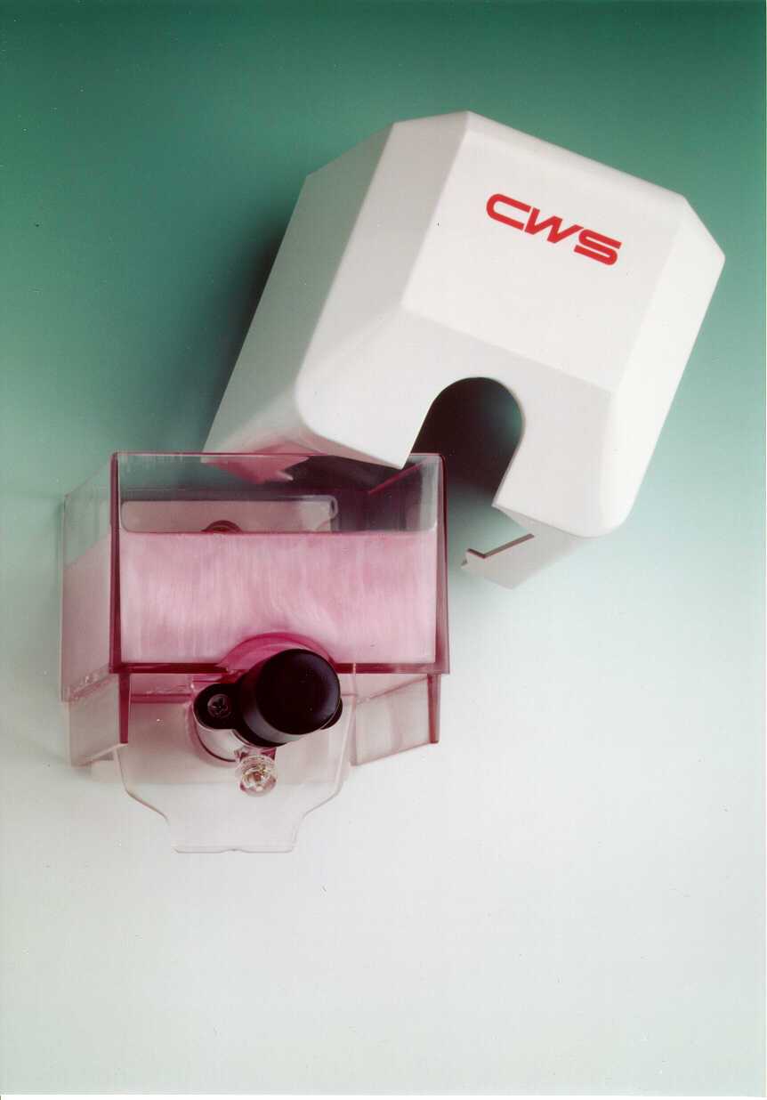 douche CWS et distributeur de savon 402000 blanc, convient au gel douche ou à la crème savonneuse