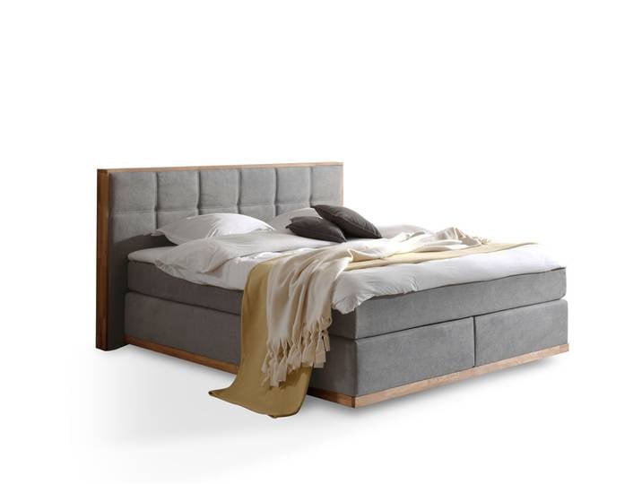 LEVANTOS Boxspringbett, Mix aus massiver Eiche