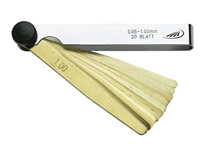 Helios Preisser de 0607403 Jauge laiton\, 20blatt\, 0\,05–1 mm\, 100 mm