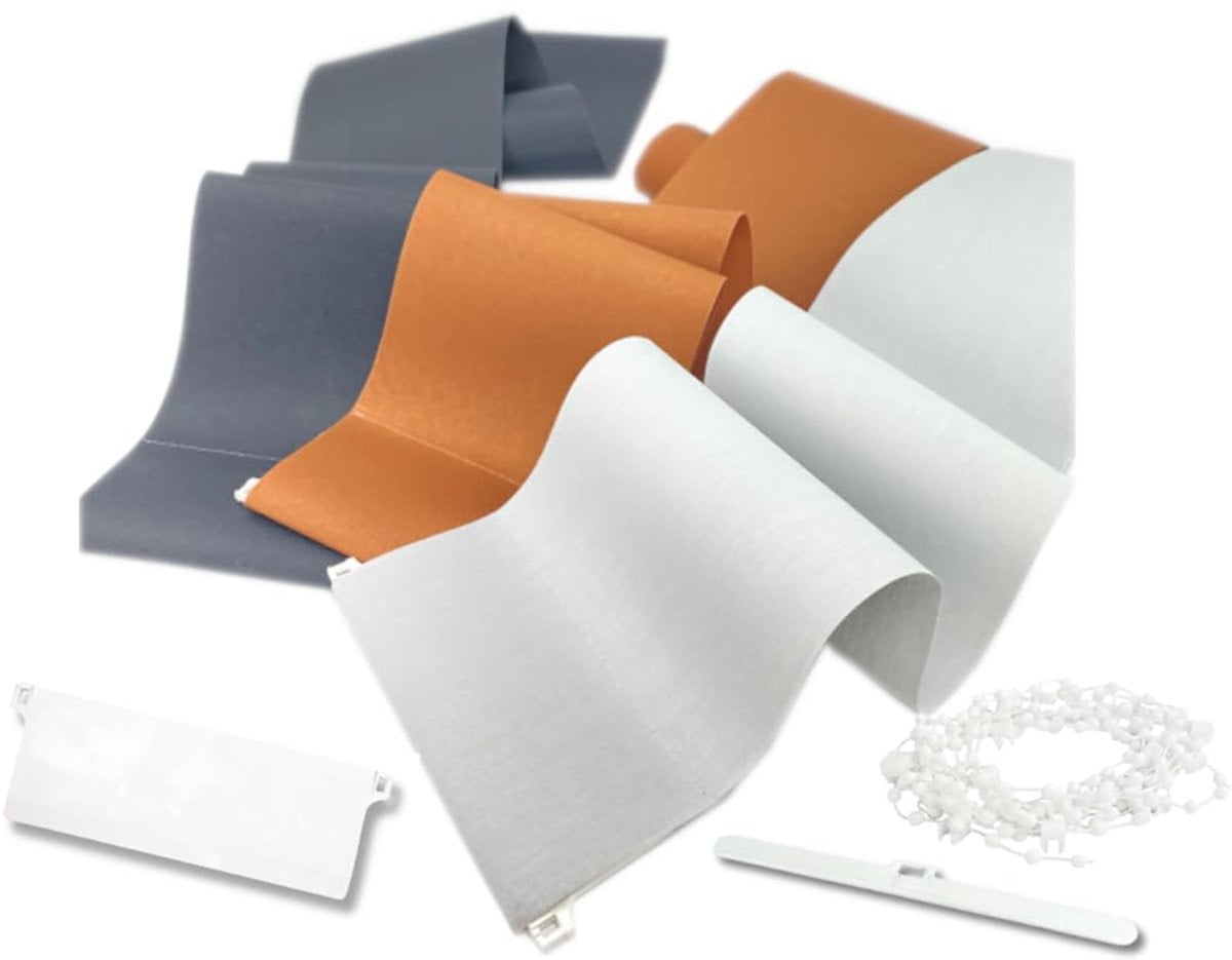 time4blinds Verticale Jaloezie Vervangingslamellen Set - Mint - Breedte: 12,7 cm, Lengte: 85 cm