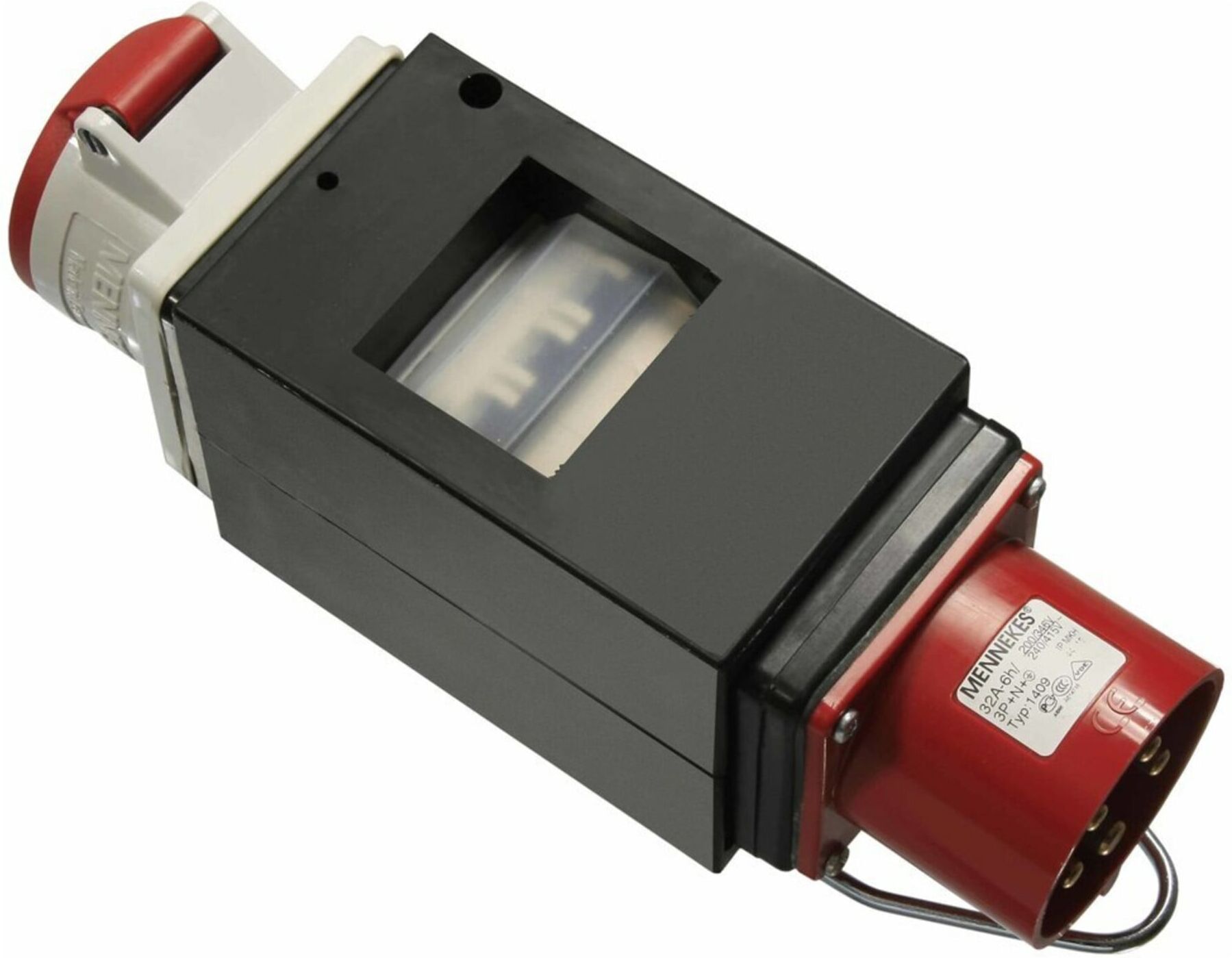 CEE-Adapter MIXO NAHE 1xCEE-Stecker 400V,32 A,5-polig IP44 AS-SCHWABE ; as - Schwabe (60703)