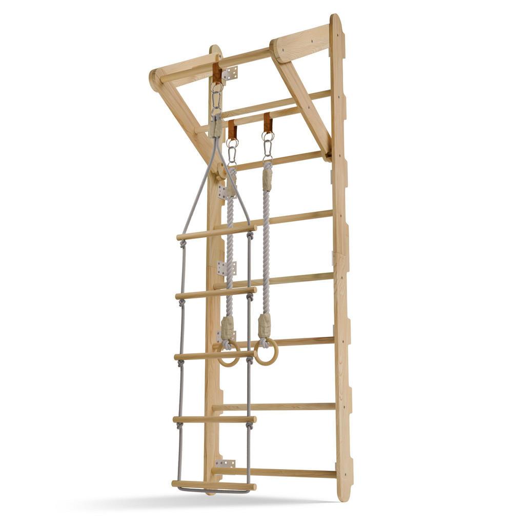 Juskys Sprossenwand, Natur, Holz, 62x57 cm, unisex, Spielzeug, Holzspielzeug