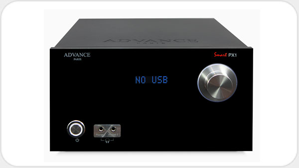 Advance Paris Smart PX 1 Stereo Vorverstärker *schwarz* AA29142
