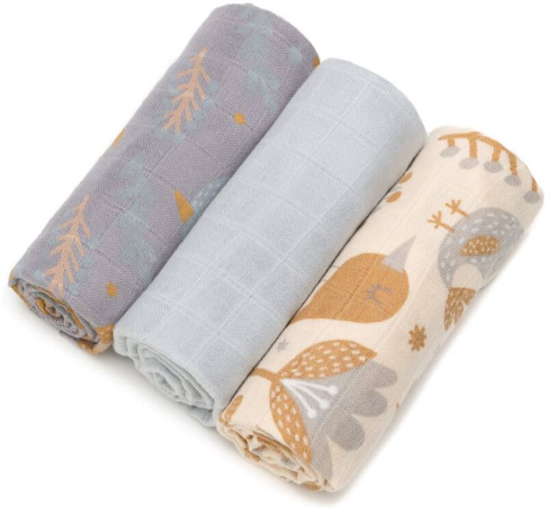 T-TOMI BIO Bamboo Diapers couches lavables Bierdie 70x70 cm 3 pcs