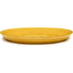 Feast Servierteller gepunktet, 35 cm, gelb-schwarz