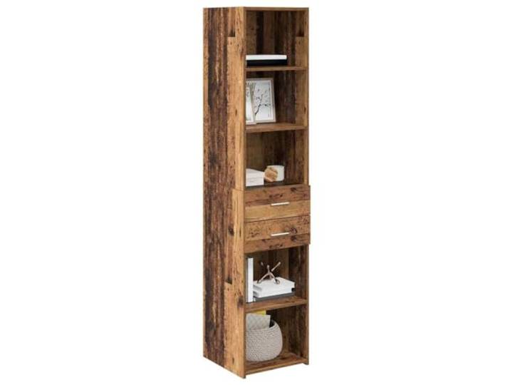 KTHLBRH Anrichte aus Holz, 40 x 42,5 x 185 cm Mehrschichtiges Holz, mattes Finish, polierte Metallgriffe, verstellbare Regale, traditionelle Schublade