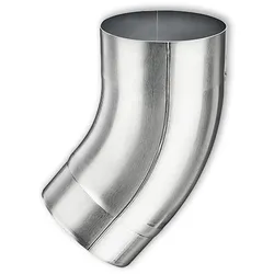 Rohrbogen 40° Grömo mit Einzug, Stahl verzinkt, verschiedene Größen (Ausführung: Ø 120mm)
