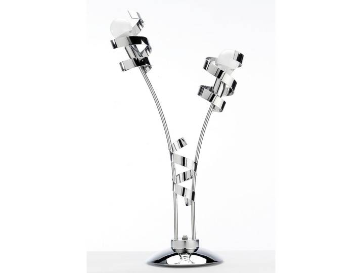 Tischleuchte, Chromfarben, Metall, 65 cm, Lampen & Leuchten, Innenbeleuchtung, Tischlampen, Tischlampen