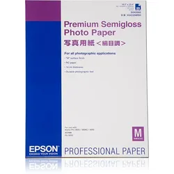 Epson Premium Semigloss Photo Paper, DIN A2, 250 g/m2, 25 Blatt