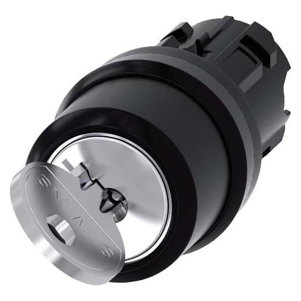 Siemens Ronis Key-Operated Switch 22mm Round (3SU1000-4BF01-0AA0)