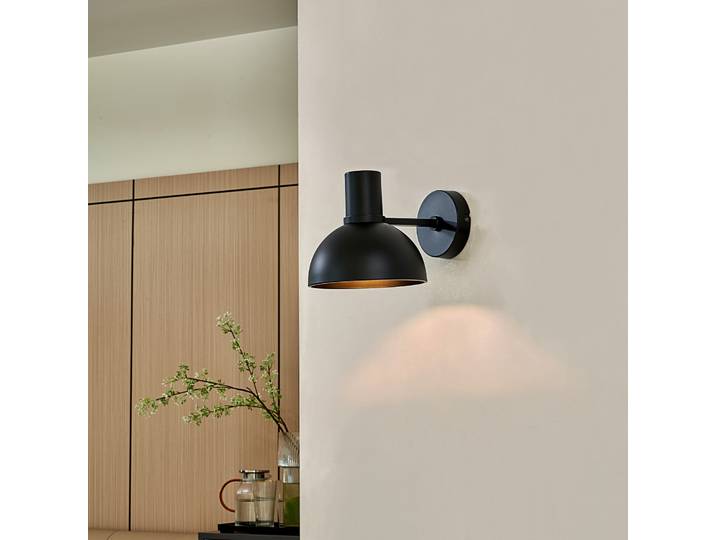 Mostrid Applique Murale Black - Lucande - Salon / séjour - Design - Métal - À ampoule unique