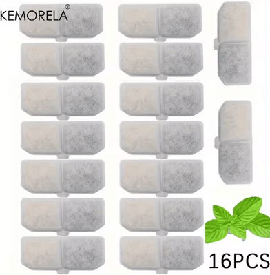 Inspire Curations PureFlow Activated Carbon Fountain Filter Set 16pcs