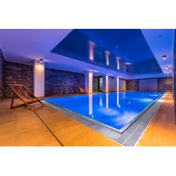 Edelstahlpool mit Überlauf 3x6m