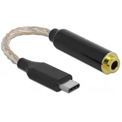 Delock Audio-Adapter (Klinkenadapter), Audio Adapter, Schwarz