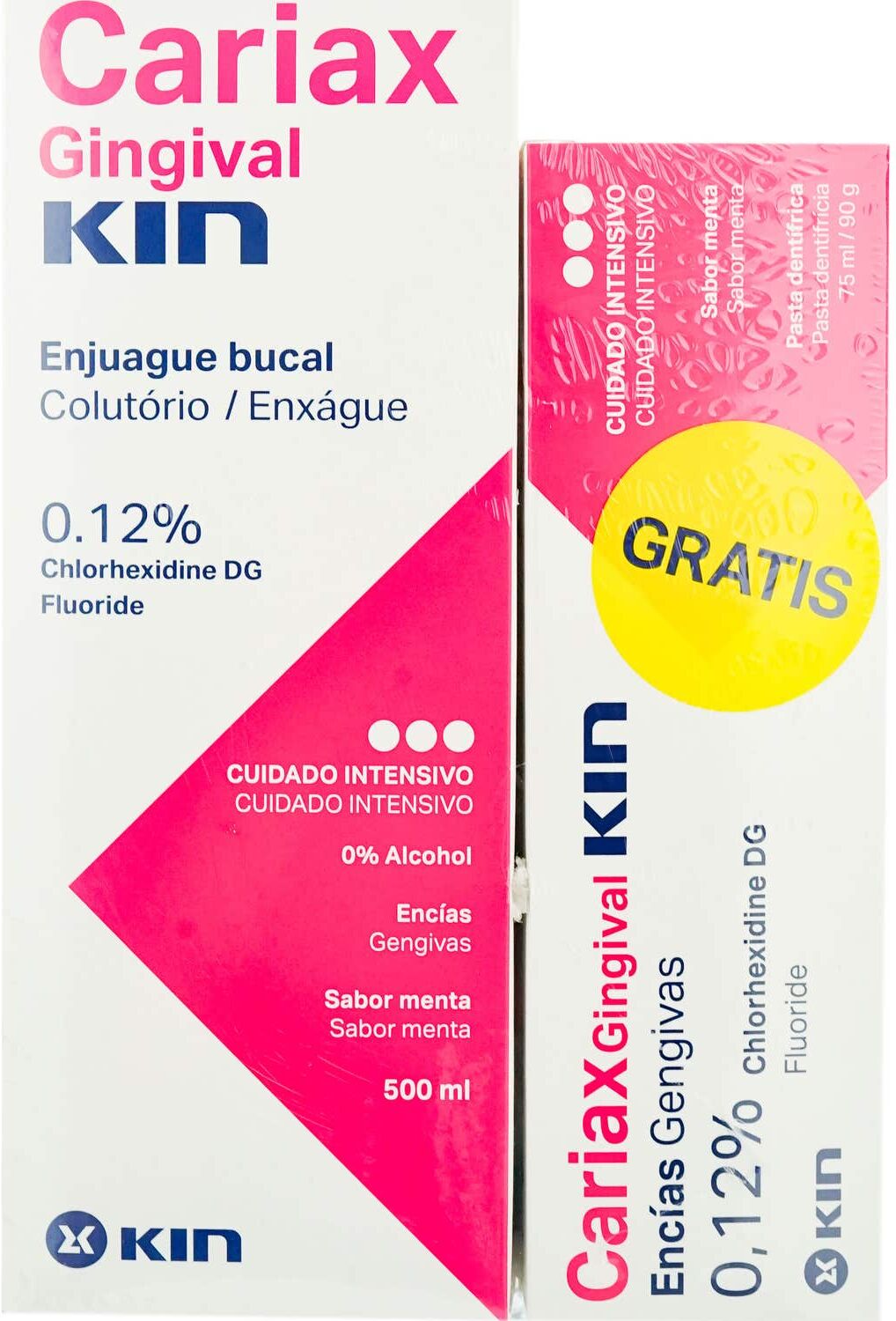 Kin Cariax Gingival Enjuague + Dentífrico Set