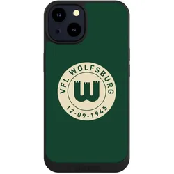 Nivocase Handyhülle für Apple iPhone 14 Hülle NIVOpure Case Schwarz Offizielles Lizenzprodukt VfL Wolfsburg (Apple iPhone 14), Smartphone Hülle, Schwarz