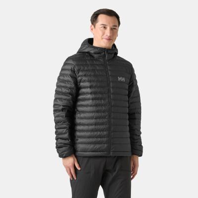 Steppjacke HELLY HANSEN "SIRDAL HOODED INSULATOR", Herren, Gr. L, schwarz, Obermaterial: 100% Polyester, normal, Jacken Steppjacke, wärmend, extra leichtes Gewicht