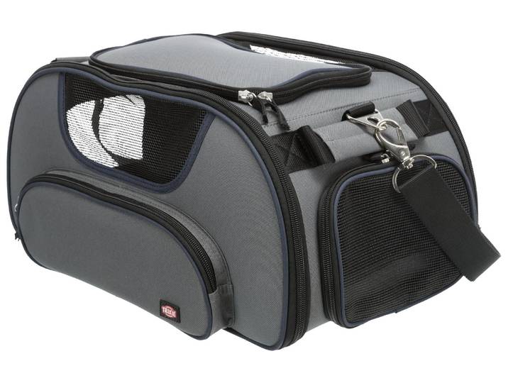 Tiertransporttasche TRIXIE Trixie Tiertransport-Tasche Airline , grau, B:28cm H:23cm T:46cm, Polyethylen-Vinylacetat (PEVA), Tiertransportbehälter, Tiertransporttasche