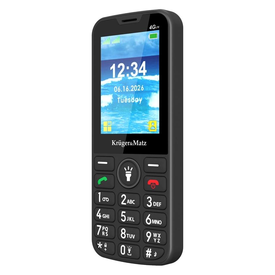 Krüger&Matz Telefon komórkowy Kruger&Matz Telefon GSM dla seniora Kruger&Matz Simple 924 4G (KM0924-4G)