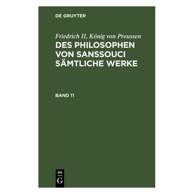 De Gruyter Friedrich II:Friedrich II, König von Pr (Deutsch, Hardcover, Friedrich II. König von Preussen) (67791058)