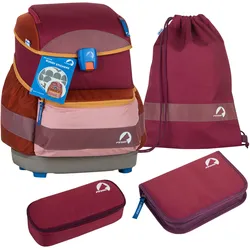 finkid BUDDY EKO SPORT 4tlg. Schulranzenset - berry mix Koffer24