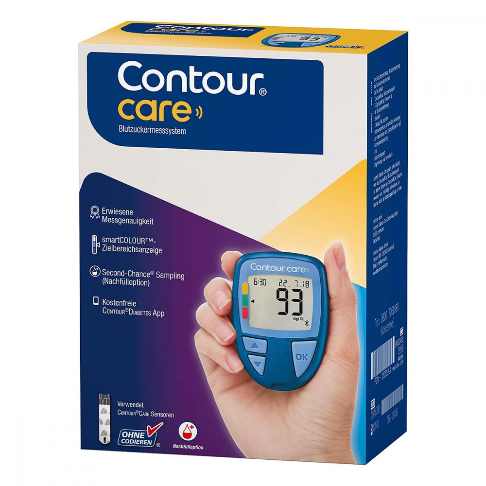 Ascensia Diabetes Care Deutschland GmbH Contour Care Set Blutzuckermesssystem mg/dl 15251908
