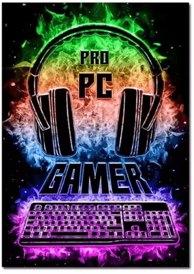 Inspire Curations 3PCS Gaming Room Canvas Wall Art Punk Gamepad Posters For Gamer Room Decor zlh3594 50x70cm Unframed