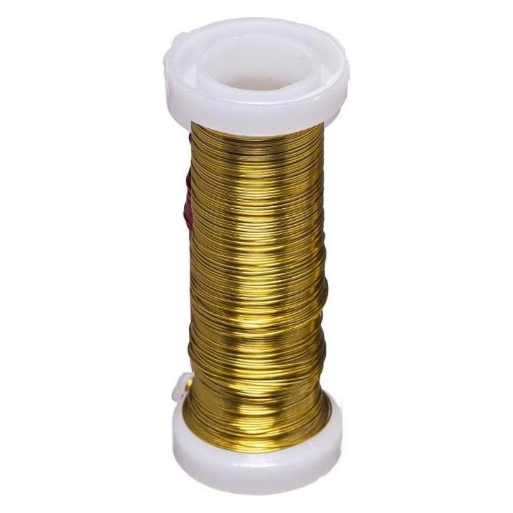 Brewis Goldfarbener Blumendraht, 20 m (20 m) (47603939)