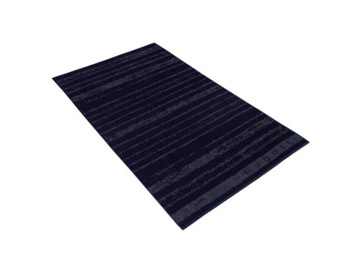 Bugatti Strandtuch Salerno Marine Blau 100 Prozent Baumwolle Velours 100 x 180 cm - Material: 100% Baumwolle Velours - Strandtuch