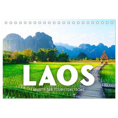 Laos - Abseits der Touristenströme. (Tischkalender 2027 DIN A5 quer), CALVENDO Monatskalender