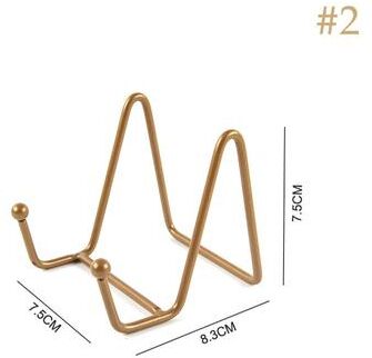Uplift Treasures Metal Plate Display Stand For Photos And Decor a3