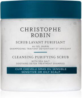 Christophe Robin Purifying Scrub peeling de limpeza profunda com sal marinho 250 ml. Purifying Scrub
